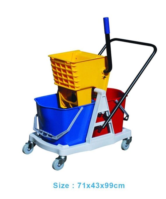 Double-Sided Wringer Mop Bucket